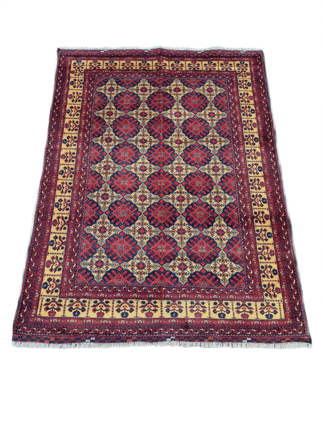 Plum Mosaic Carpet 192 X 149 CM