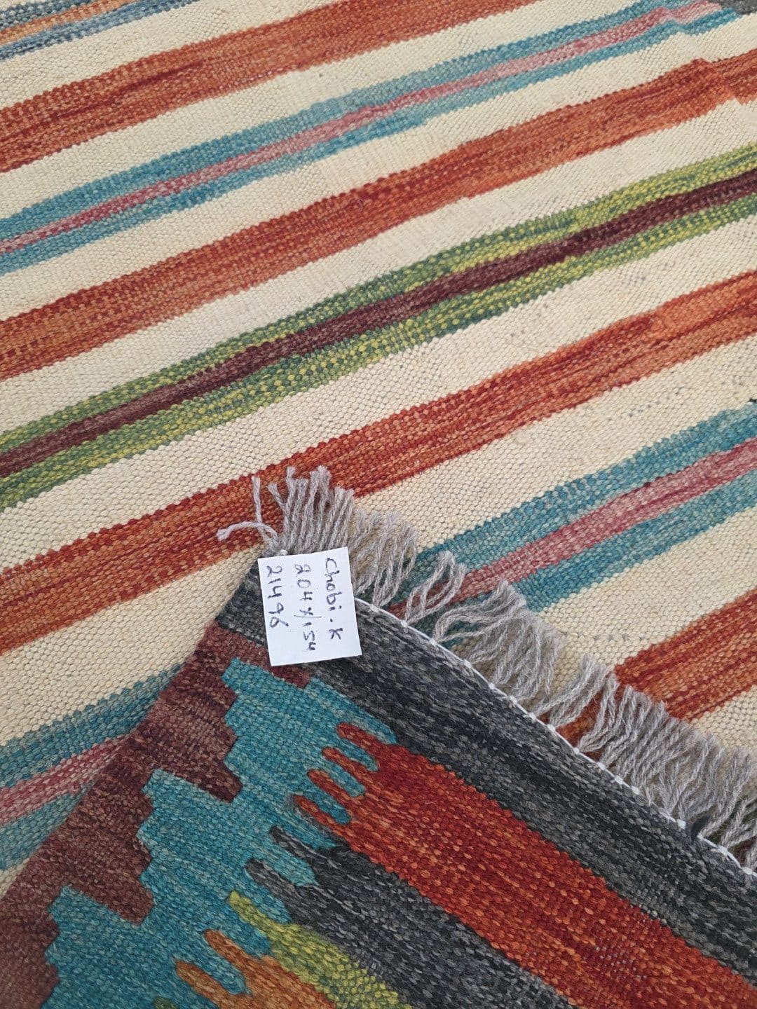 Peak Stripe Kilim 204 x 154 CM - Image 5