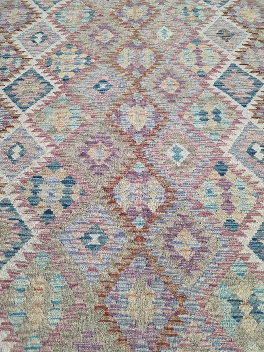 Dusty Lilac Kilim 207 x 150 CM - Image 4