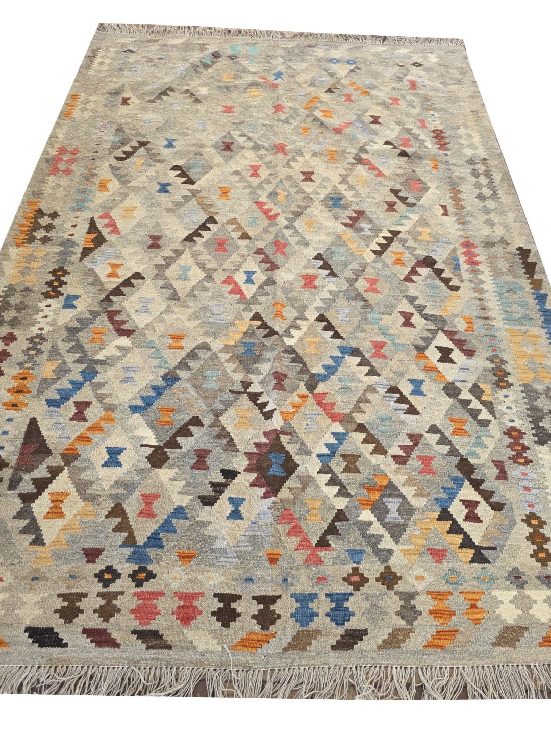 Grey Confetti Kilim 295 x 203 CM - Image 3