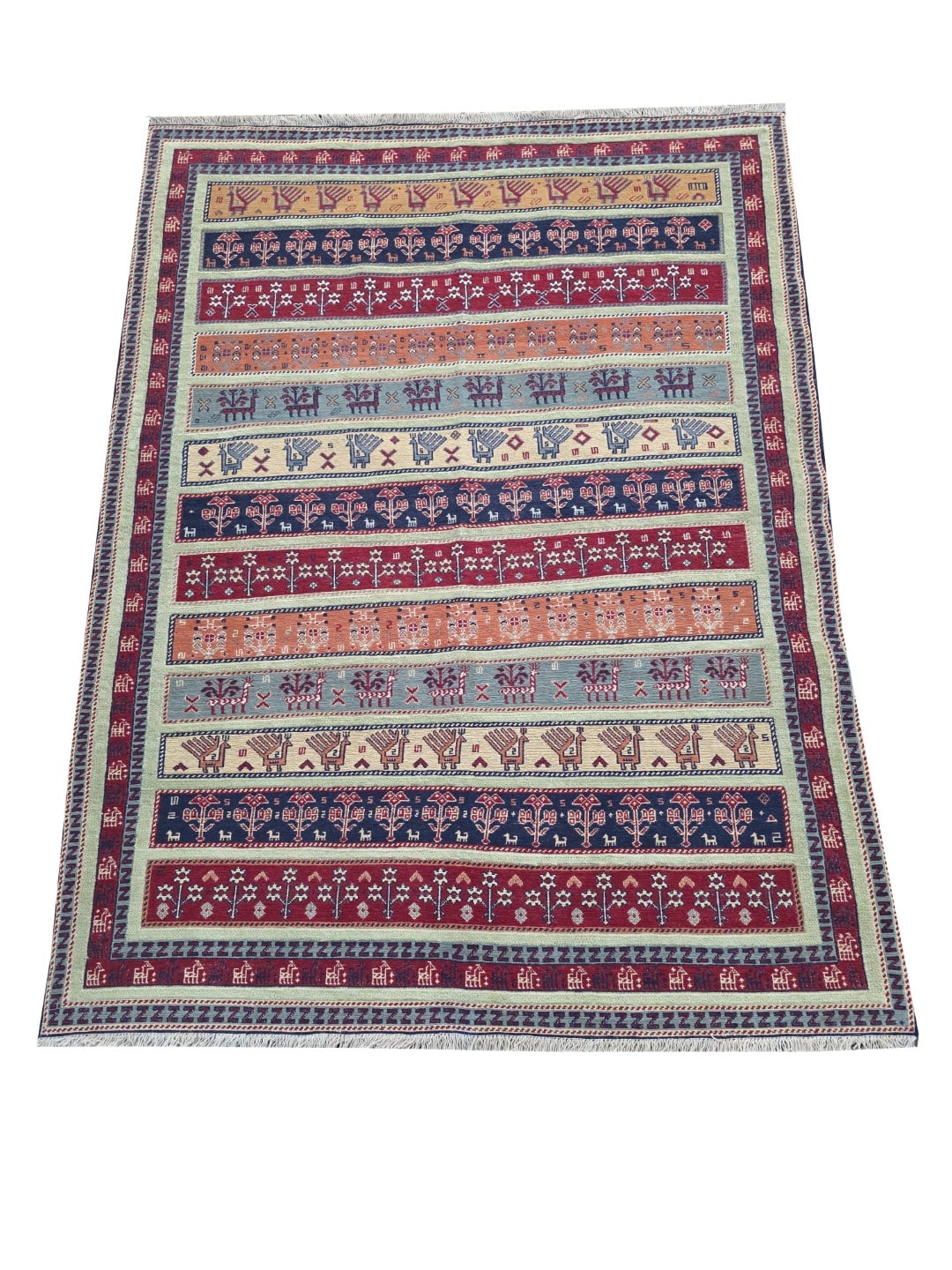 Bloom Ladder Kilim Carpet 196 x 152 CM