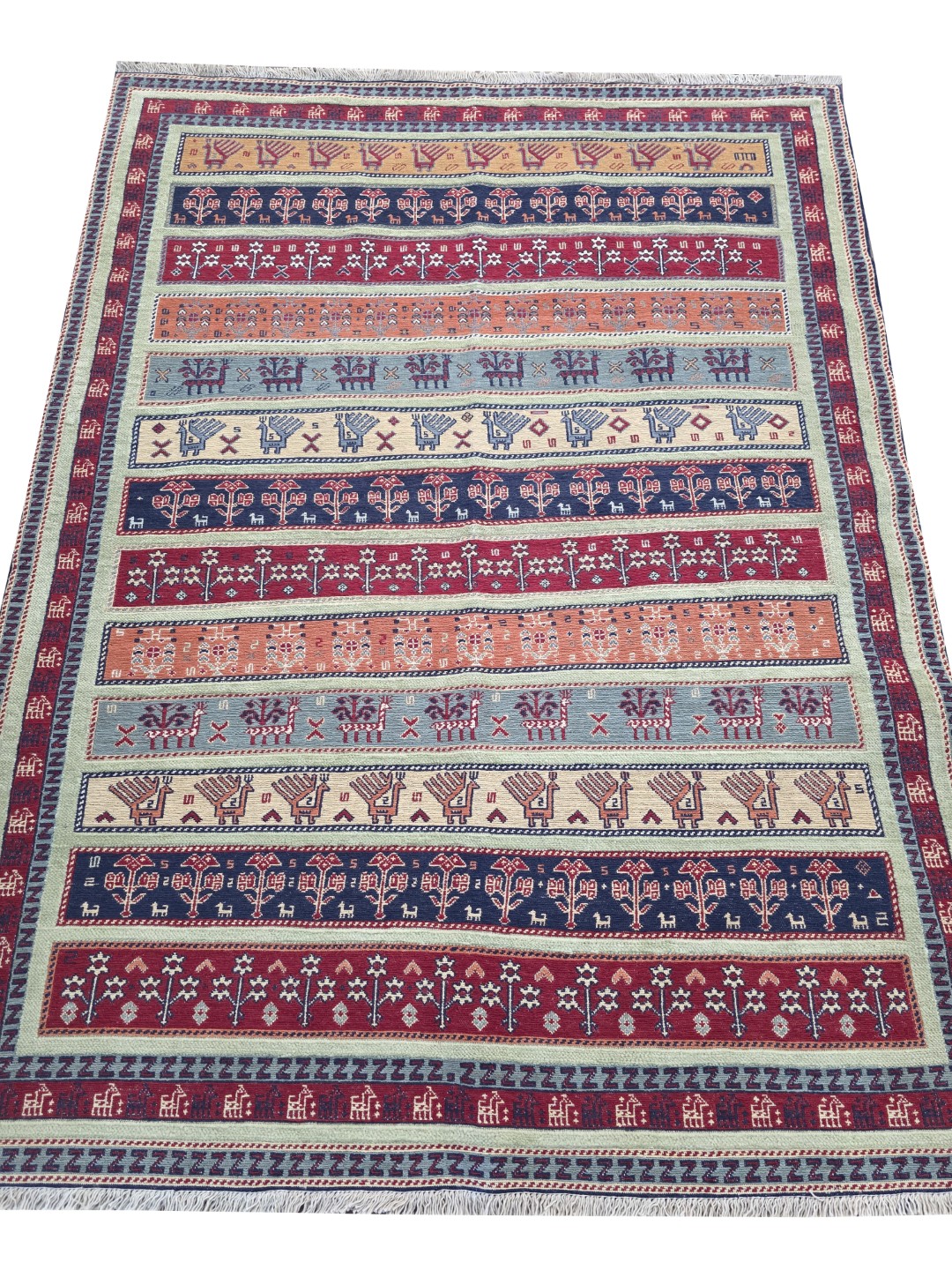 Bloom Ladder Kilim Carpet 196 x 152 CM - Image 3