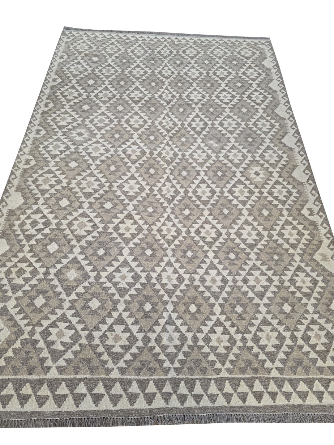 Dove Grid Kilim 306 x 198 CM - Image 4
