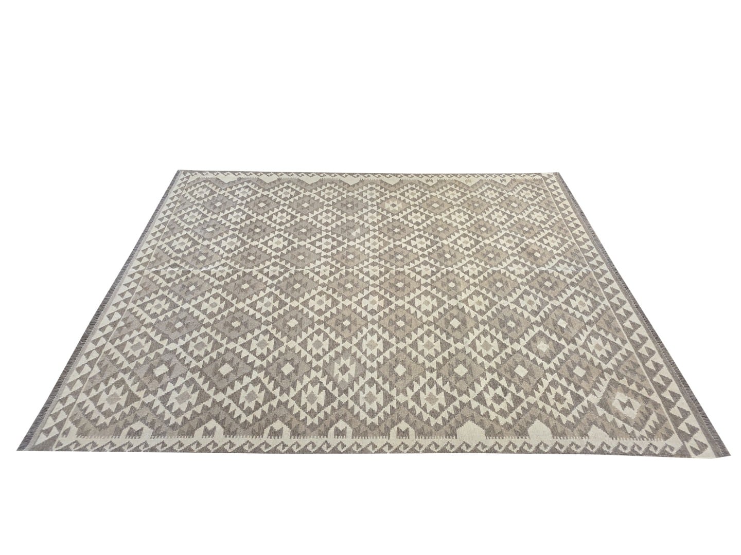 Dove Grid Kilim 306 x 198 CM - Image 6