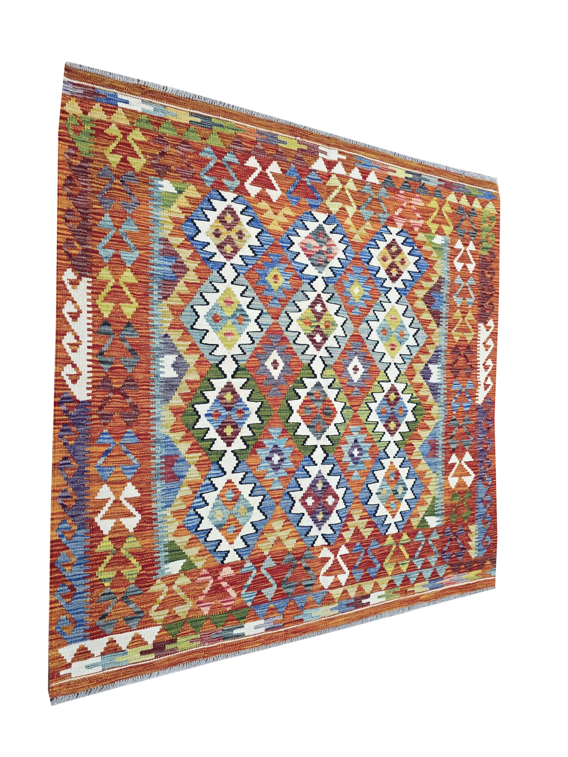 Tribal Flame Kilim 152 x 154 CM - Image 5