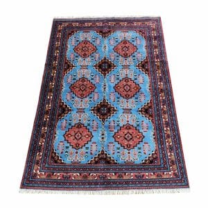 Turquoise Bloom Carpet 286 x 196 CM
