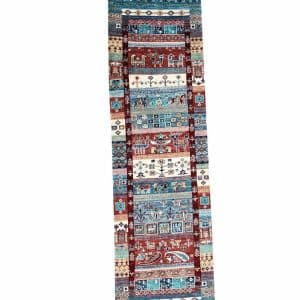 Turquoise Line Runner 293 x 80 CM