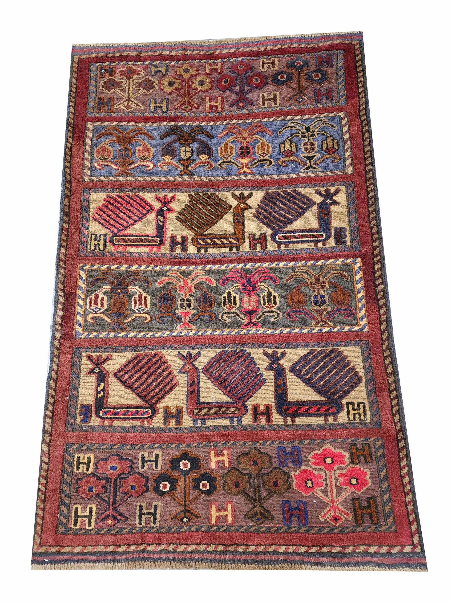 Dancing Birds Kilim 148 x 92 CM