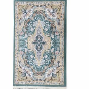 Blue Medallion Carpet 50 x 80 CM