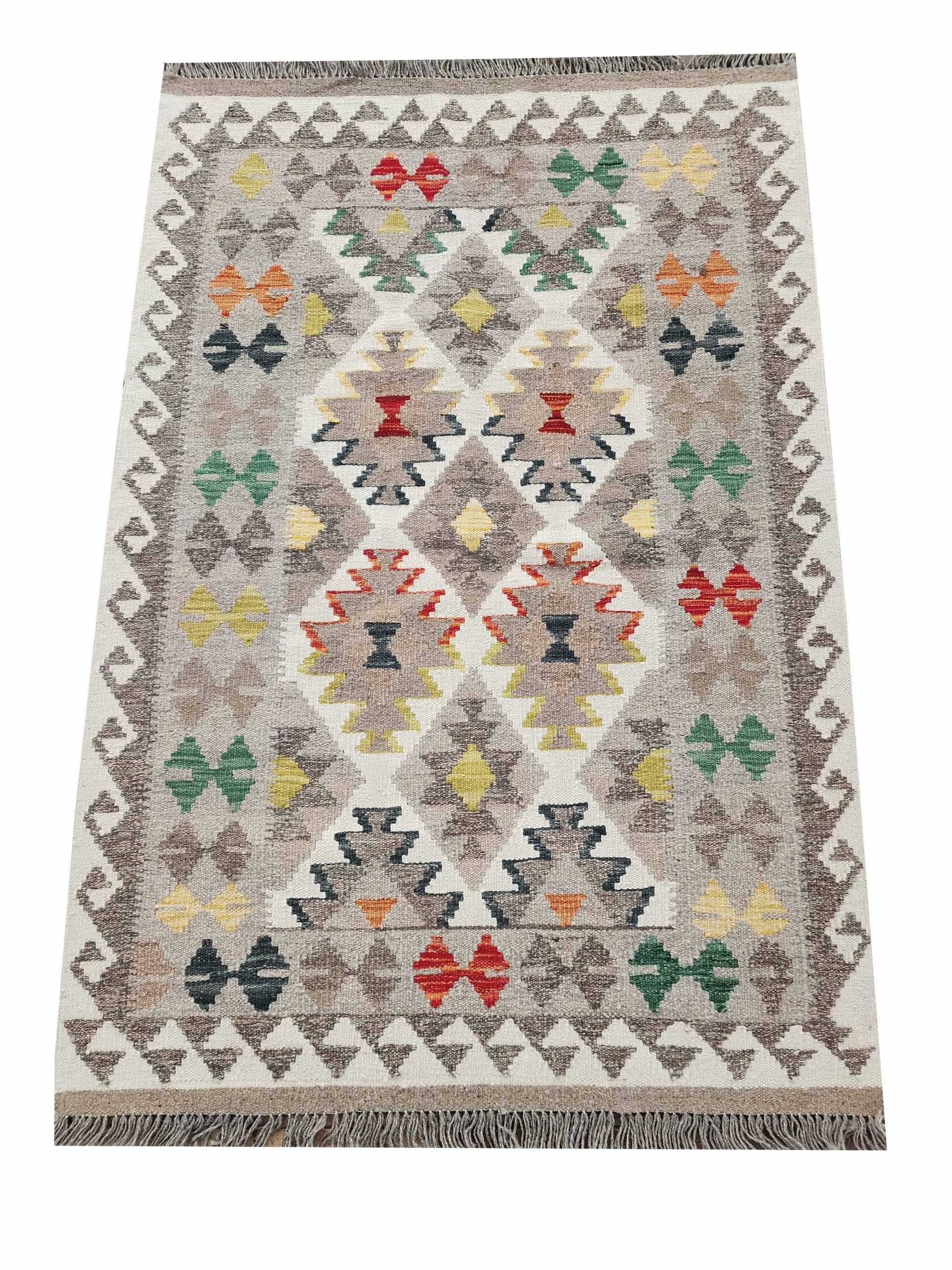 Vintage Candy Natural Kilim 199 x 101 CM