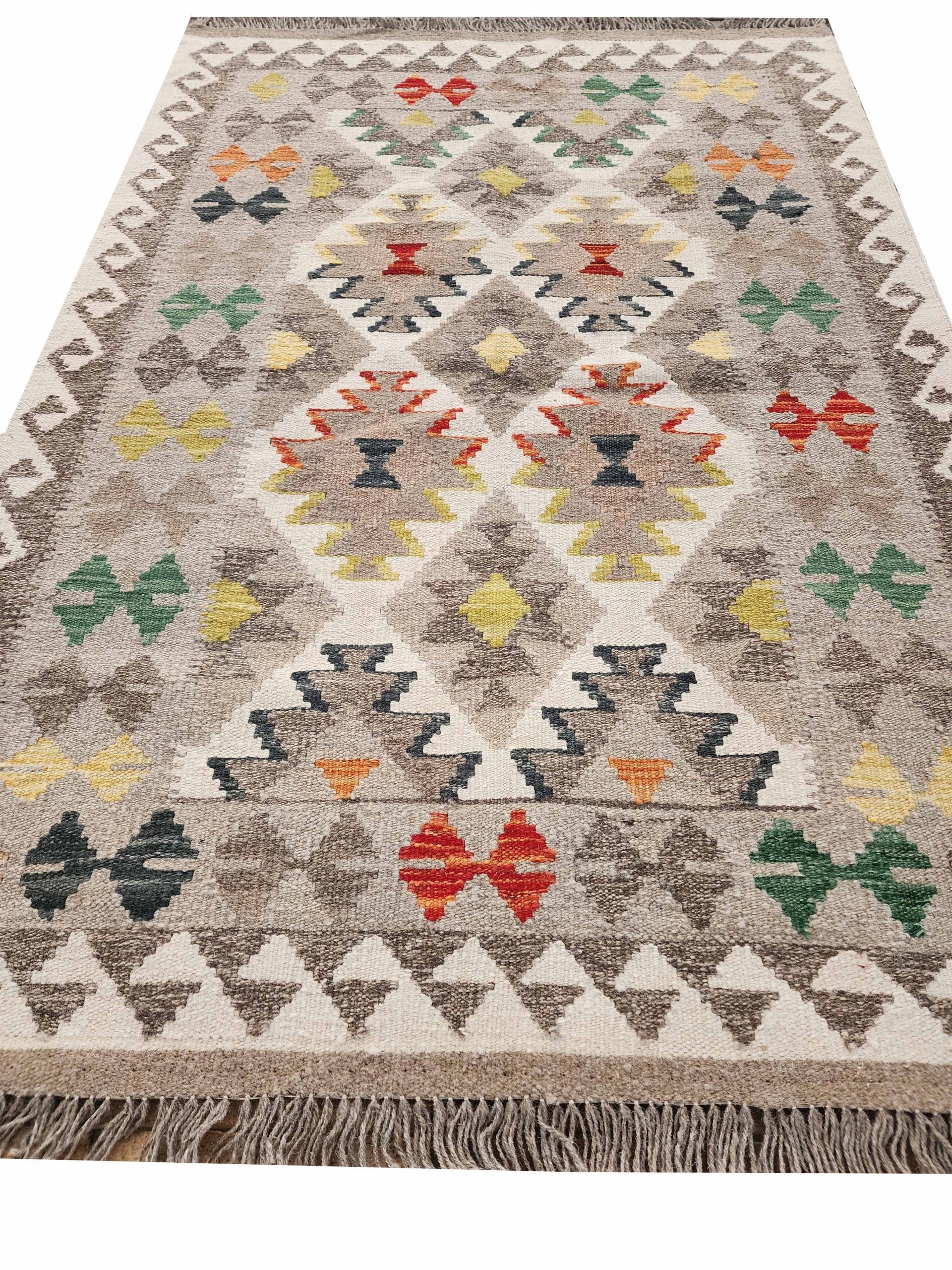 Vintage Candy Natural Kilim 199 x 101 CM - Image 4