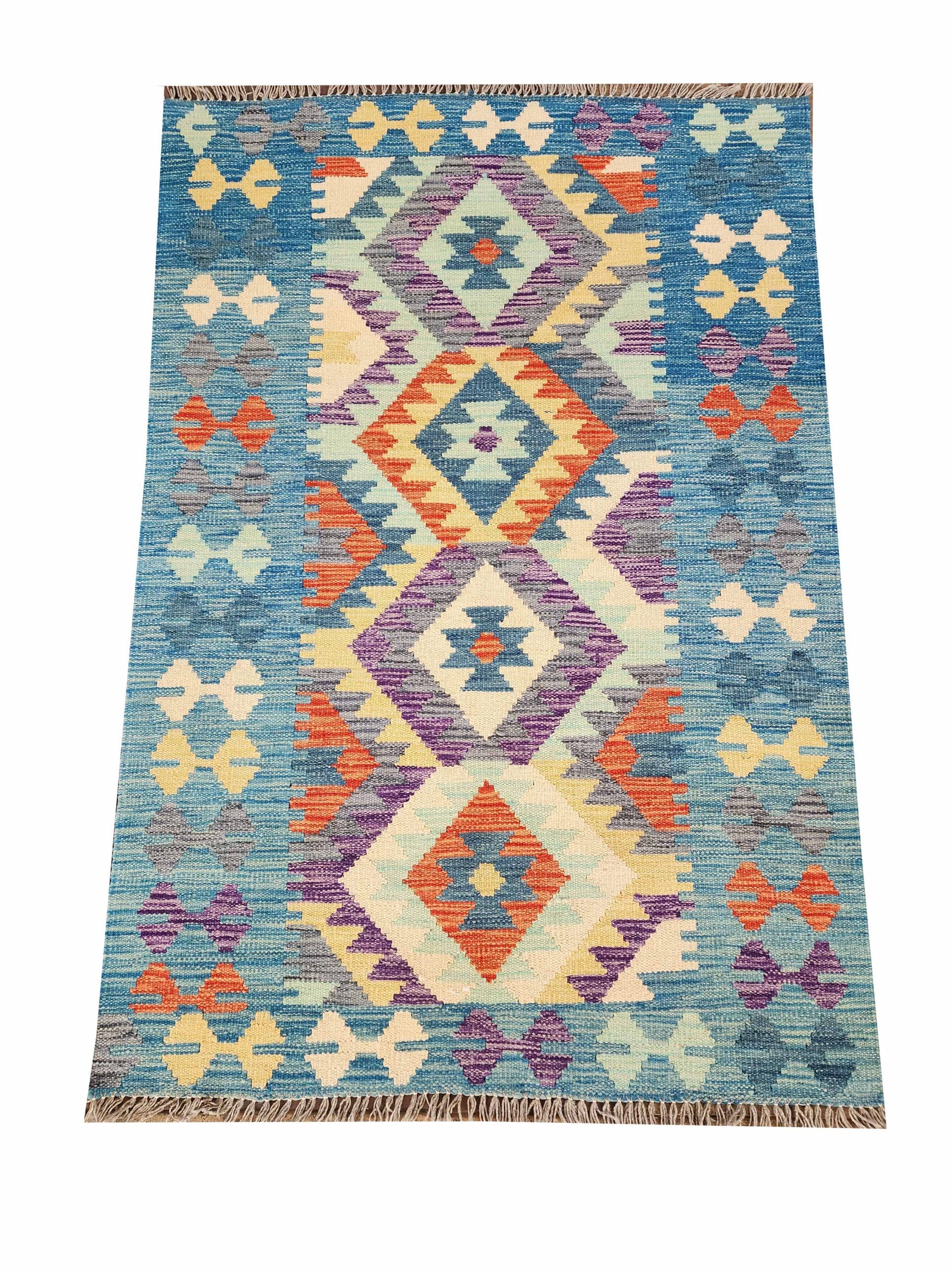 Ocean Tribe Kilim 147 x 100 CM