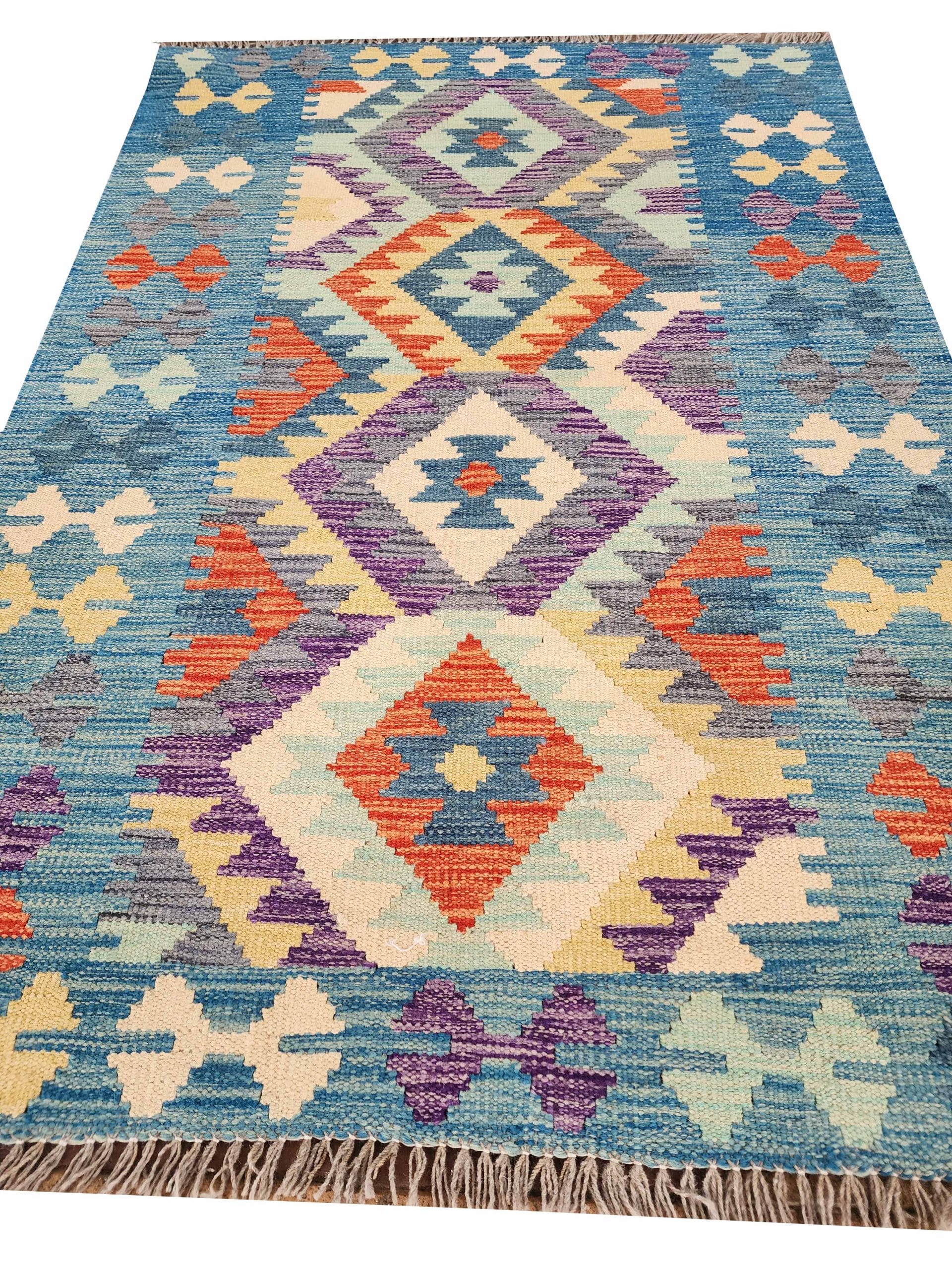 Ocean Tribe Kilim 147 x 100 CM - Image 4