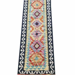 Navy Frame Runner 183 x 64 CM