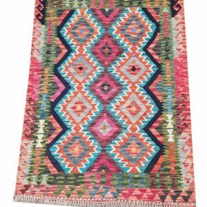 Rainbow Lattice Kilim 146 x 104 CM