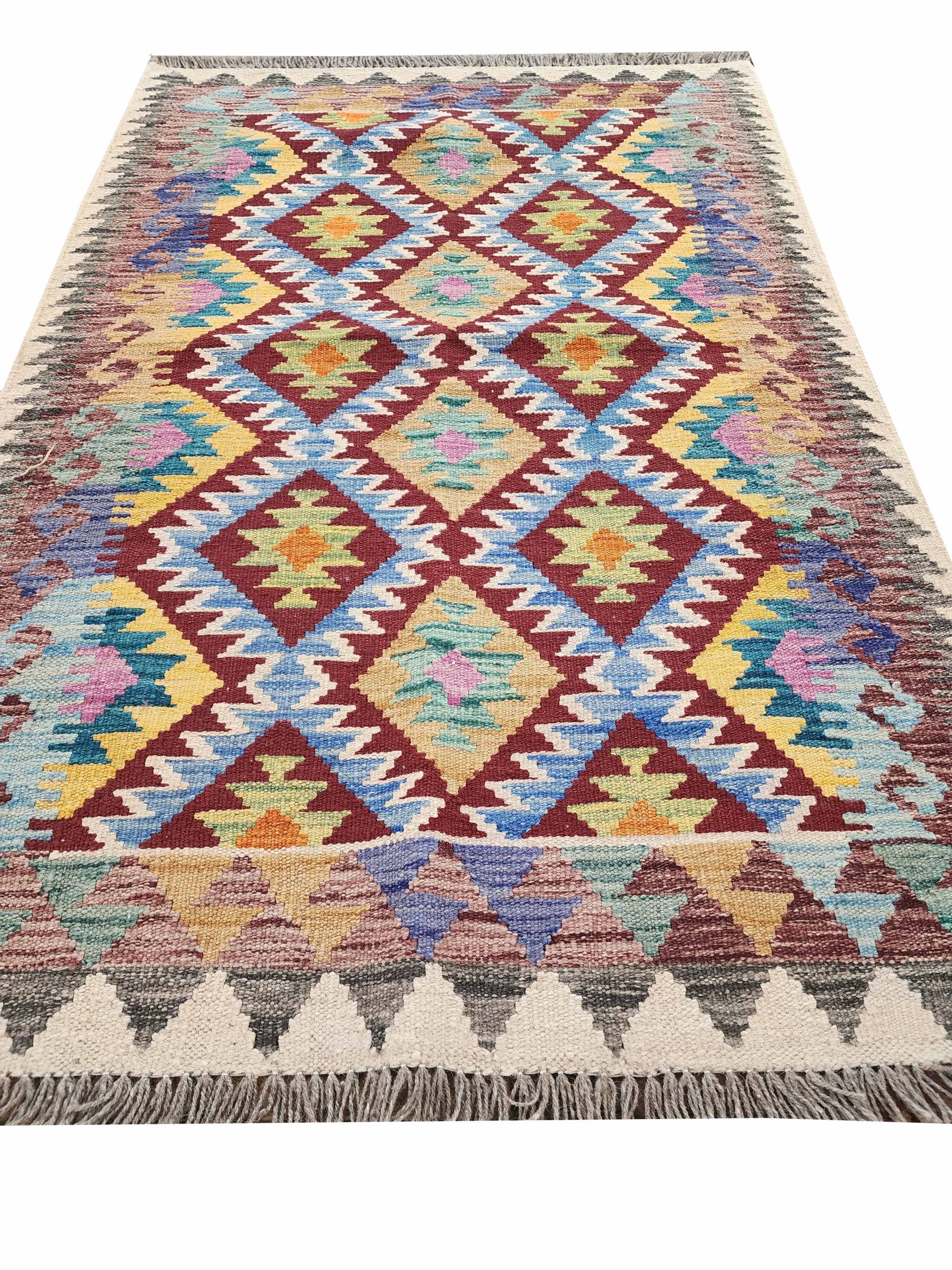 Plum Frost Kilim 150 x 102 CM - Image 3