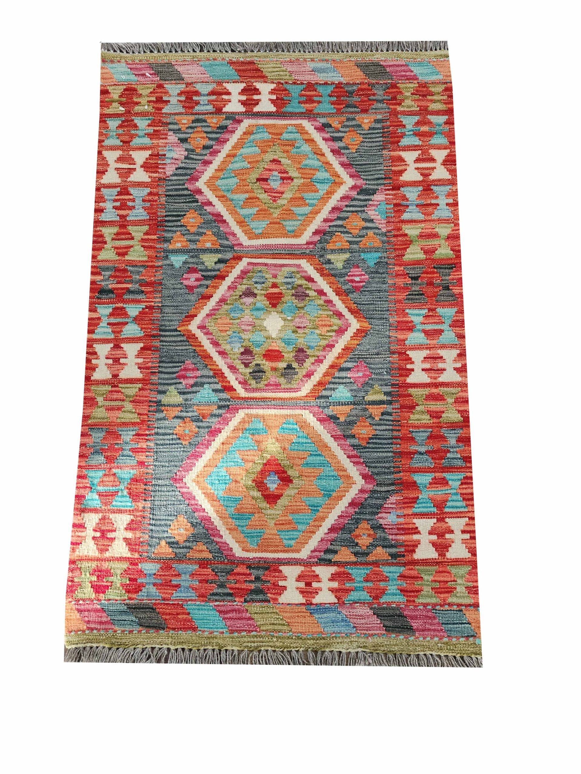Ruby Horizon Kilim 133 x 83 CM