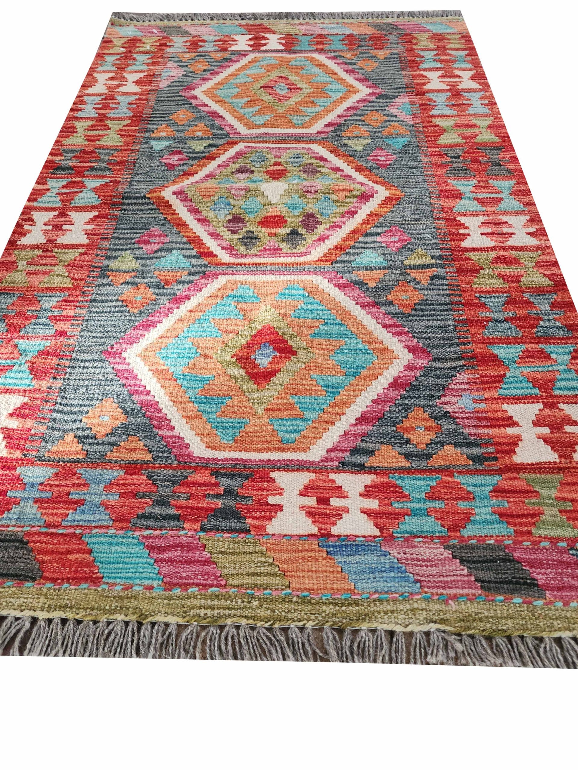 Ruby Horizon Kilim 133 x 83 CM - Image 2