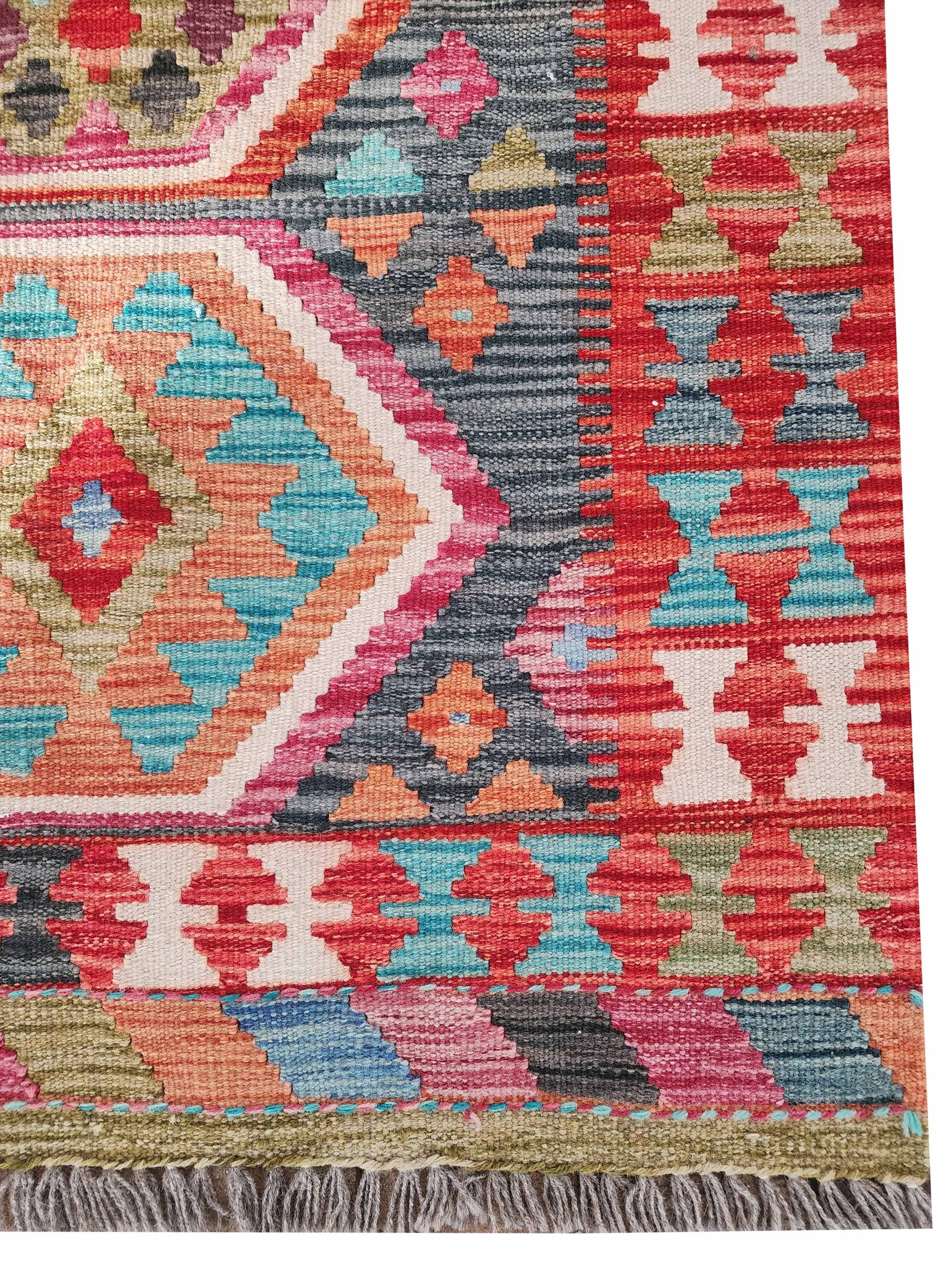 Ruby Horizon Kilim 133 x 83 CM - Image 4