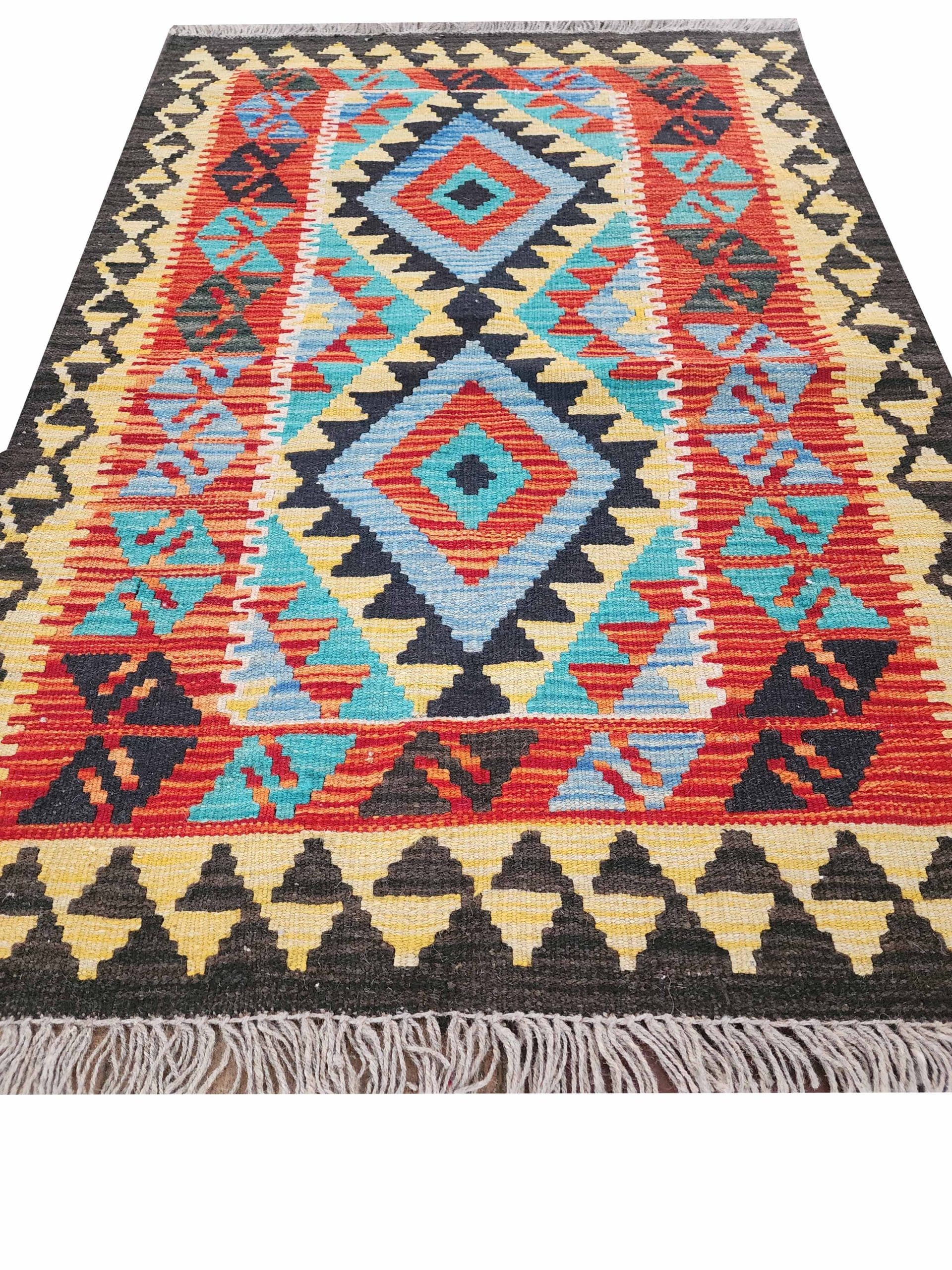Tribal Heart Kilim 122 x 85 CM - Image 4