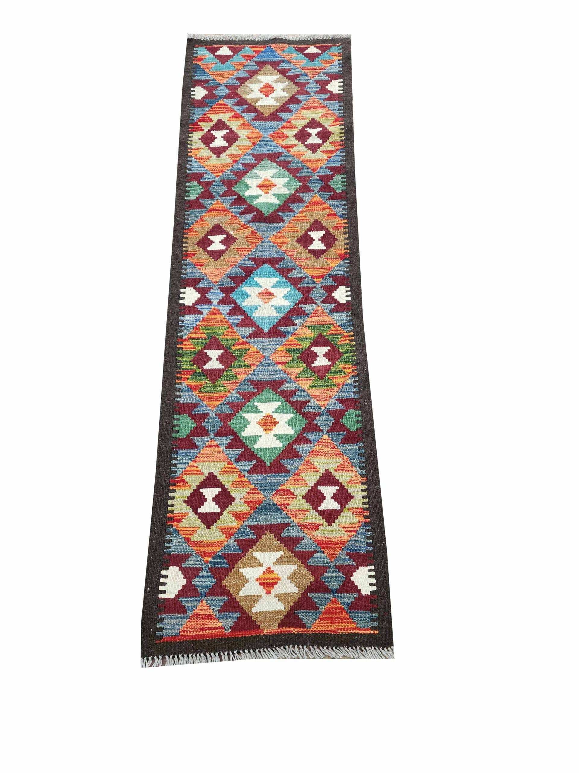 Ember Diamond Kilim Runner 201 x 58 CM