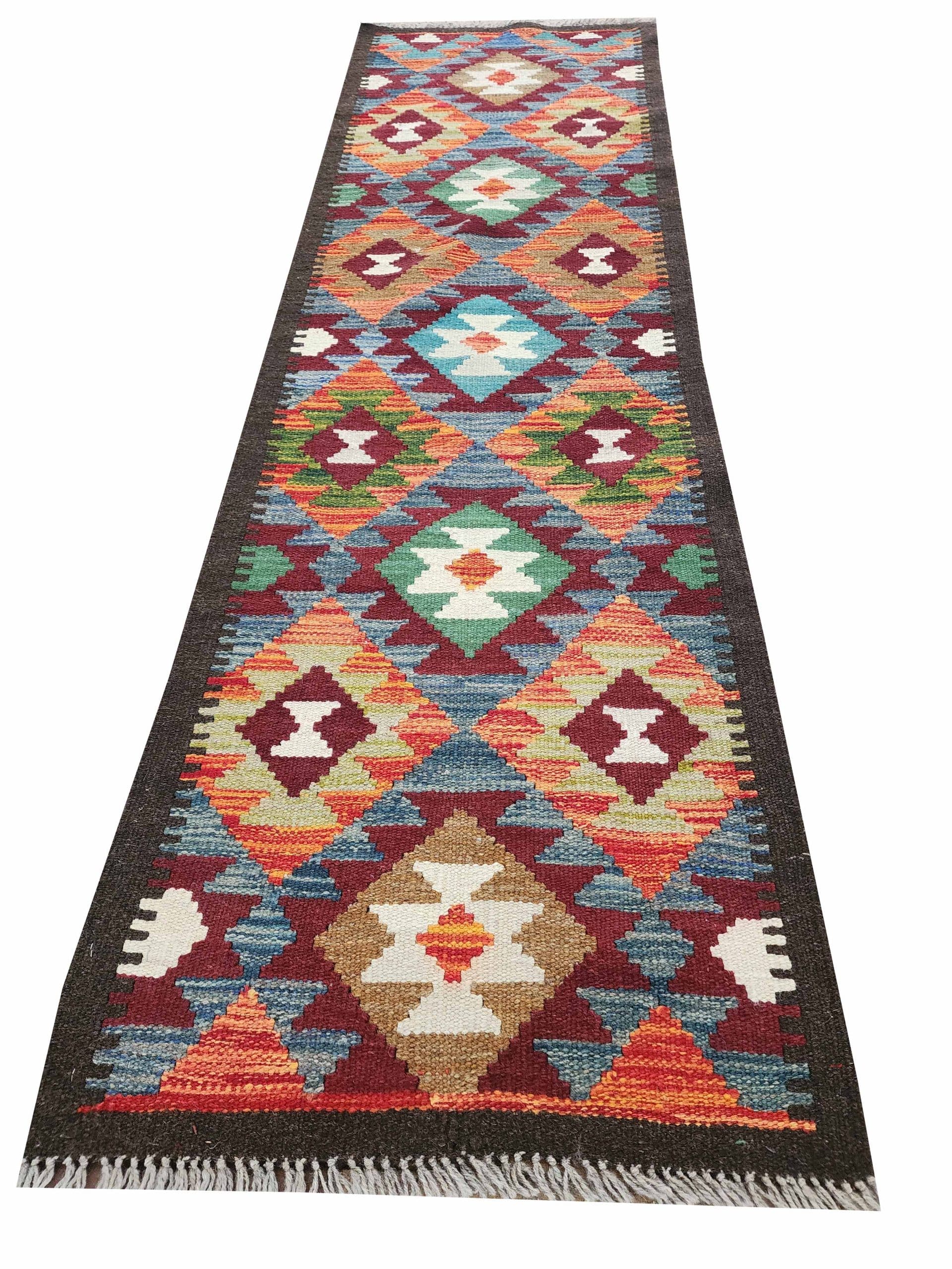 Ember Diamond Kilim Runner 201 x 58 CM - Image 4