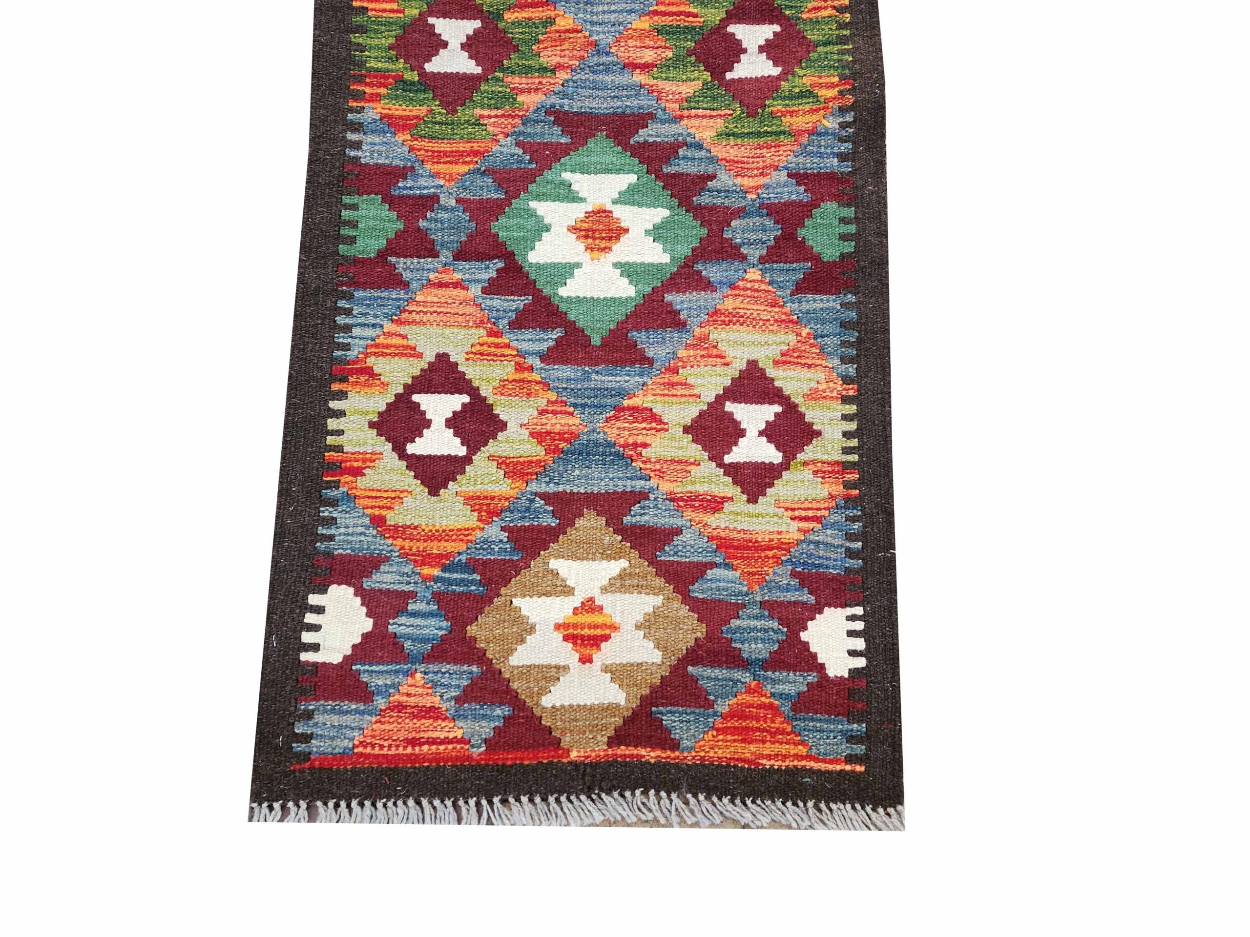 Ember Diamond Kilim Runner 201 x 58 CM - Image 5