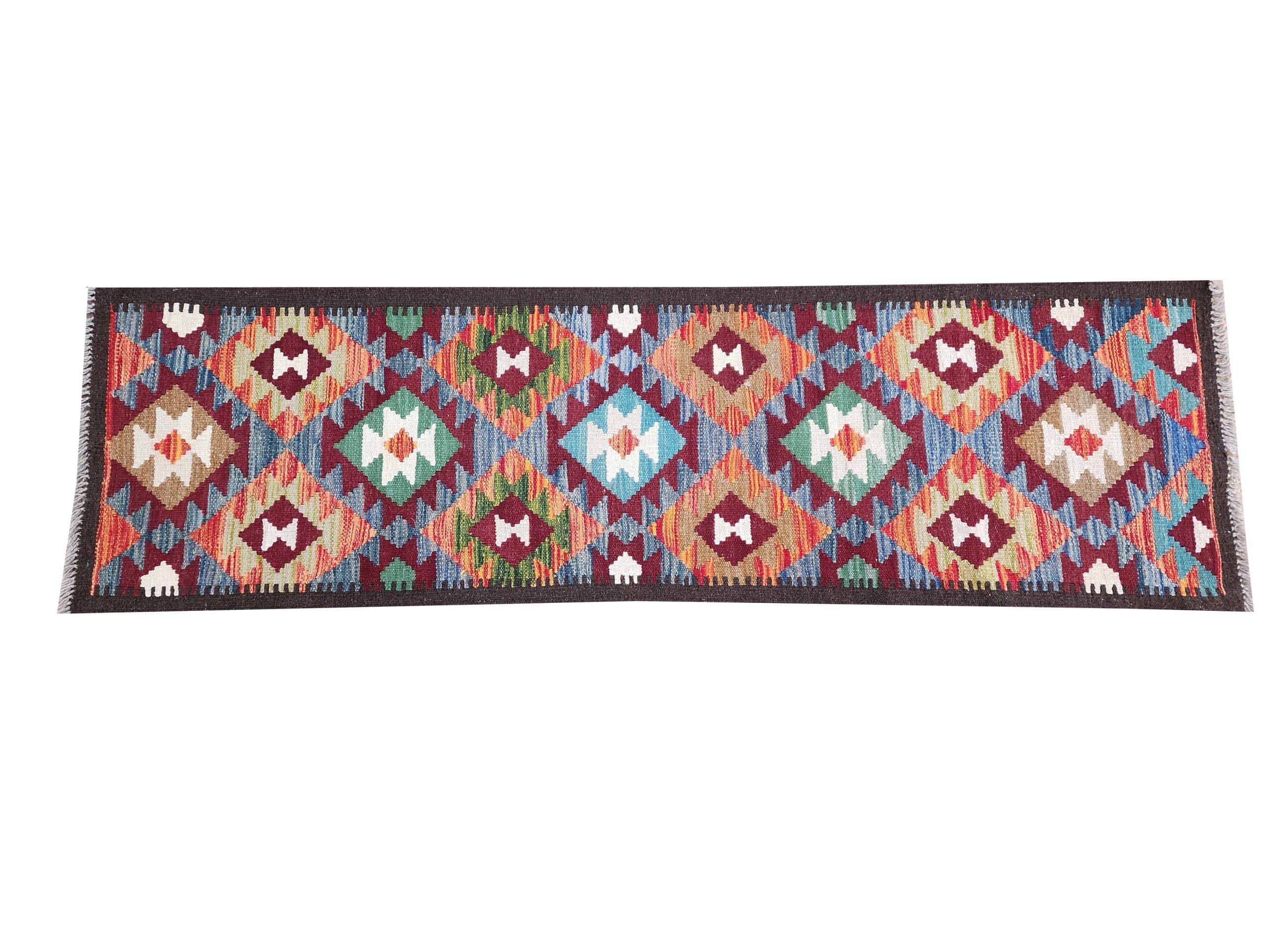 Ember Diamond Kilim Runner 201 x 58 CM - Image 2