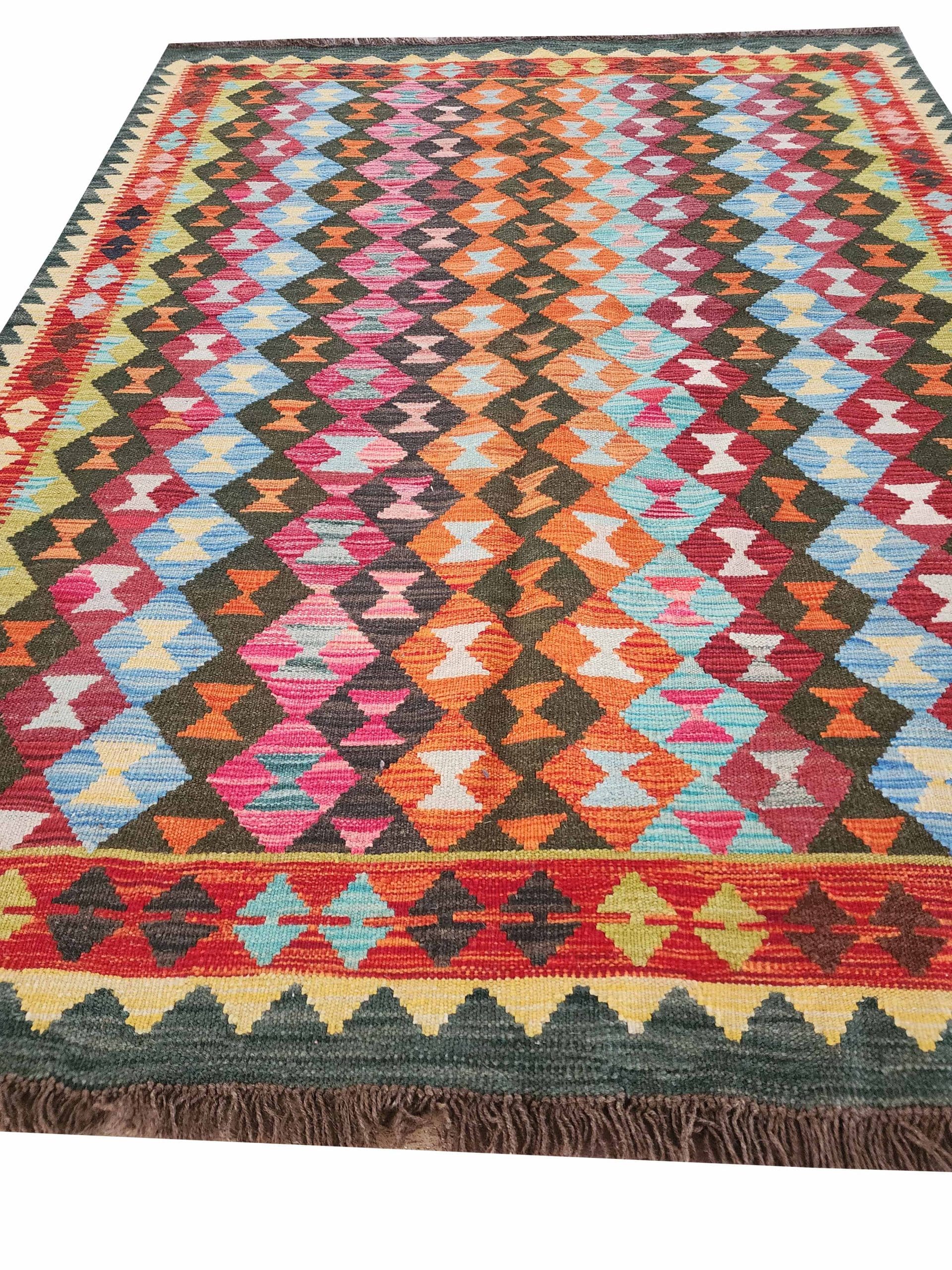 Ruby Horizon Kilim 199 x 155 CM - Image 3