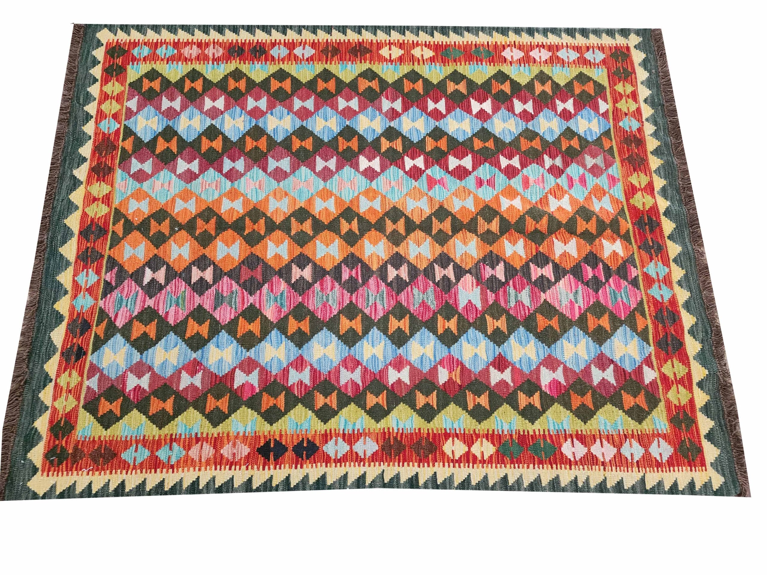Ruby Horizon Kilim 199 x 155 CM - Image 5